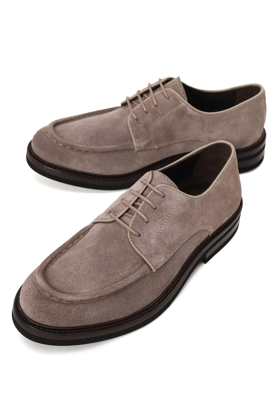 Male Mink Lace-Up Suede Casual Shoes
