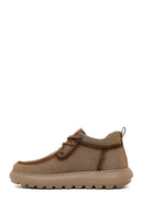 Derimod Zero Male Khaki Lace-Up Thick-Soled Fabric Casual Shoes | Derimod