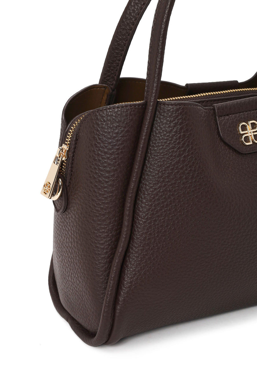 Woman Brown Long-Strap Shoulder Bag