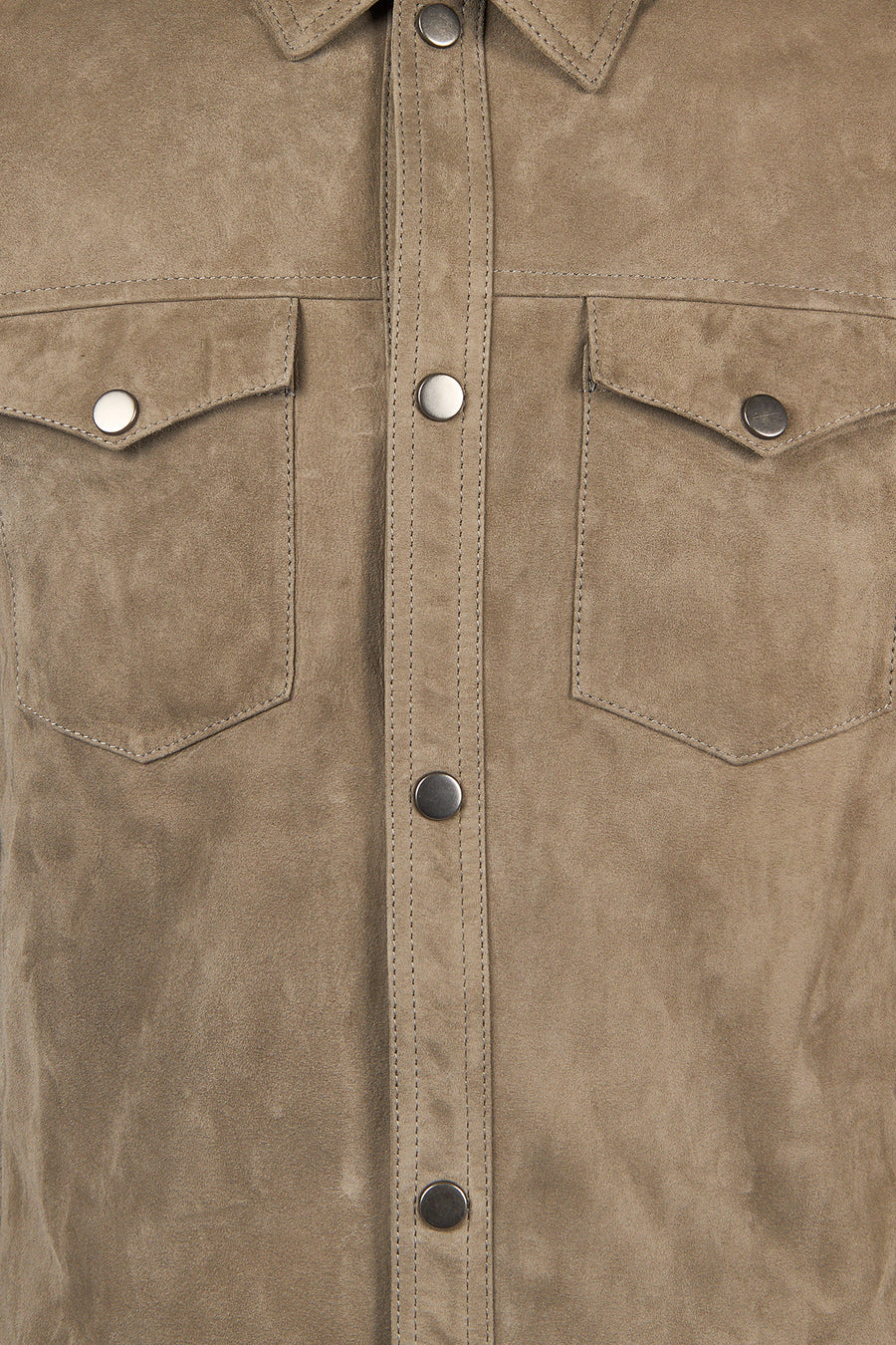Martinez Male Mink Suede Leather Shirt Jacket