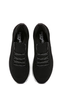 Derimod Zero Men's Black Lace-Up Thick Soled Sneaker | Derimod