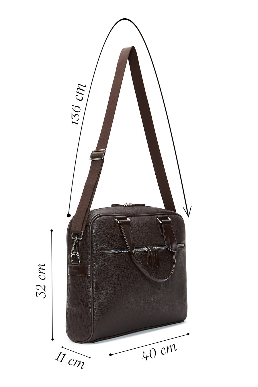 Men's Brown Briefcase