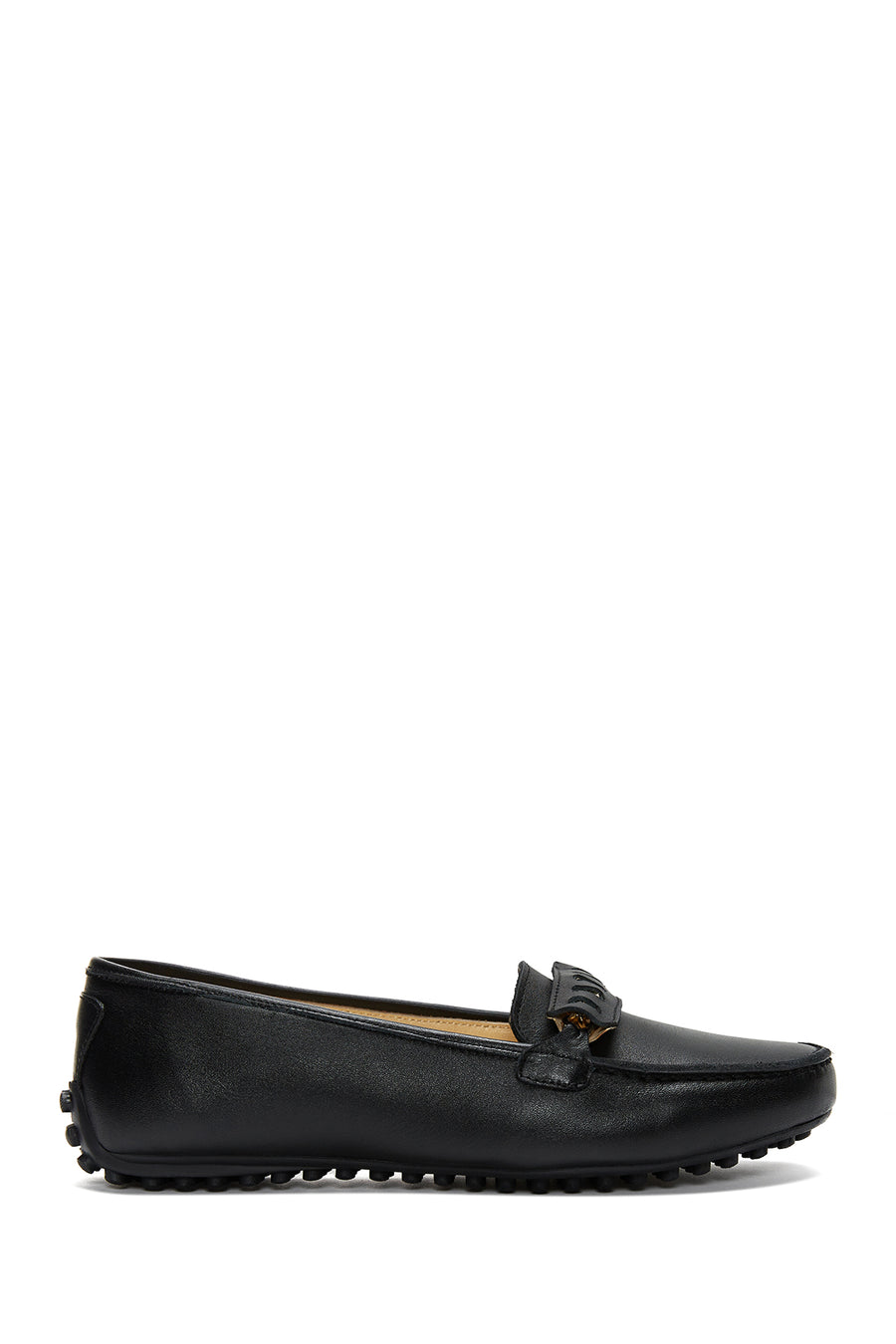 Kadın Siyah Deri Loafer 22SFD421418 | Derimod