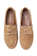 Women's Leather Suede Loafer | Derimod