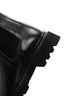 Men's Black Leather Chelsea Boots | Derimod