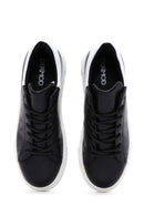 Women's Black Thick Soled Sneaker | Derimod