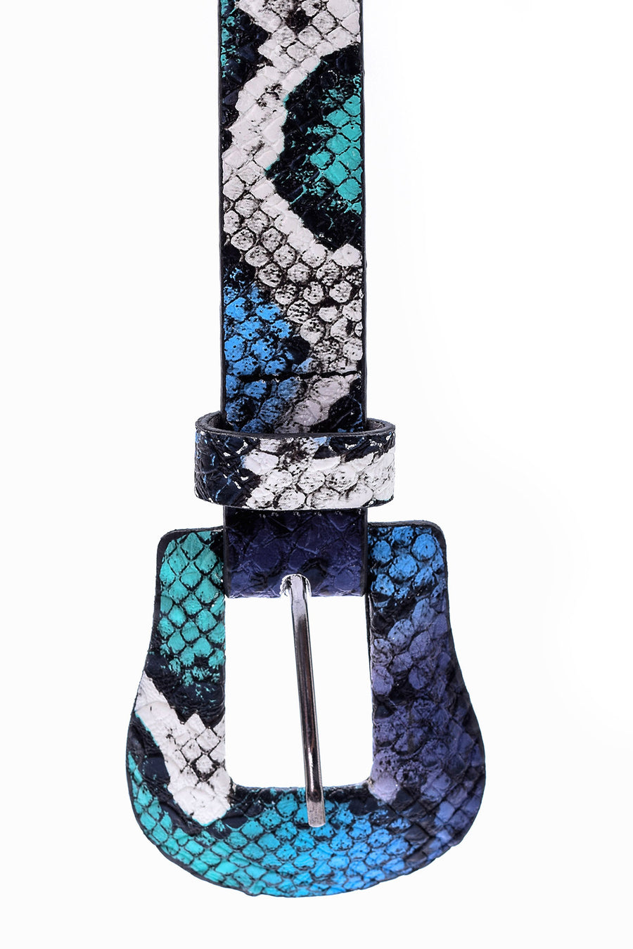 Women's Crocodile Patterned Belt