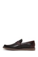 Men's Brown Leather Casual Loafer | Derimod