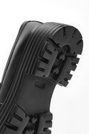 Women's Black Thick Soled Masculine Loafer | Derimod