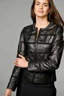 Celine Women's Leather Jacket | Derimod