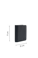 Men's Navy Blue Leather Wallet | Derimod