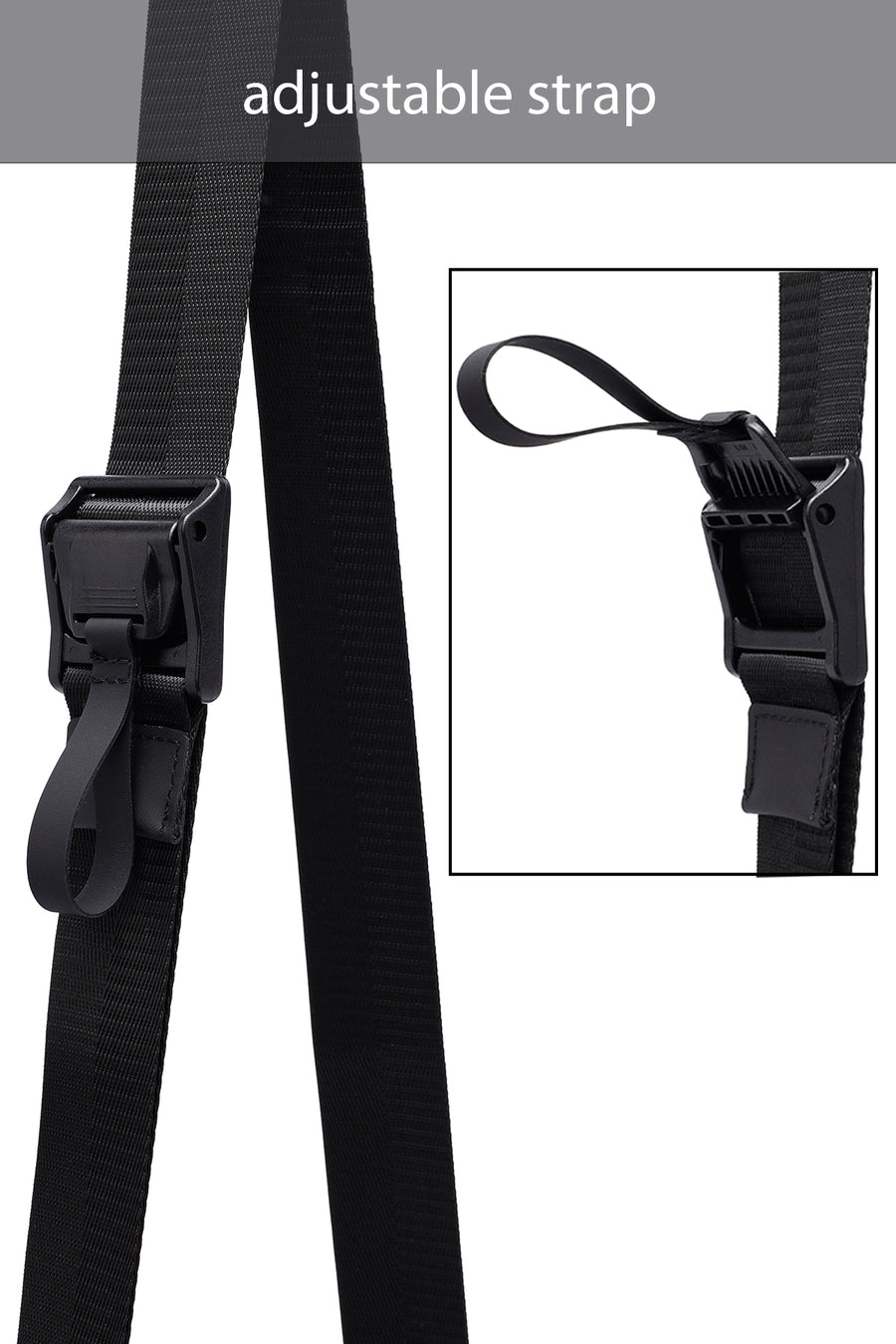 D-Pack Men's Black Crossbody Bag
