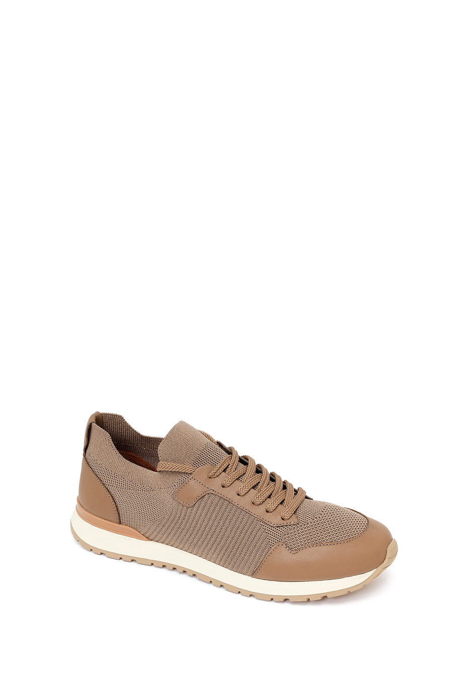 Male Mink Lace-Up Fabric Sneaker