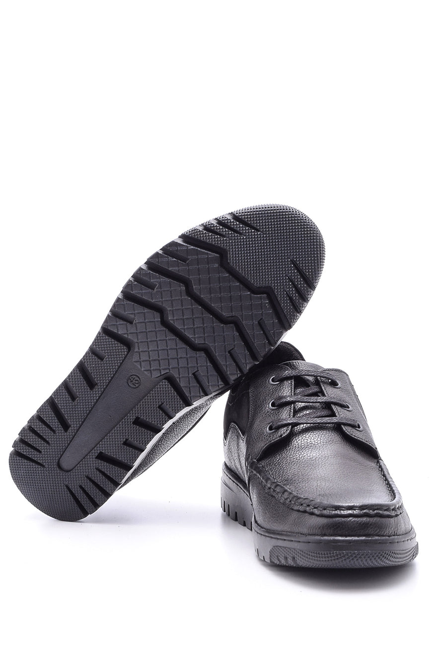 Men's Leather Lace-Up Shoes