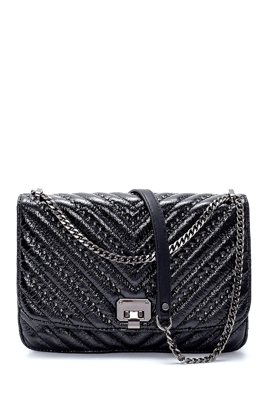 Women's Metallic Shoulder Bag 20WBD262732 | Derimod