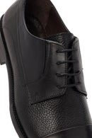 Men's Black Laced Leather Classic Shoes | Derimod