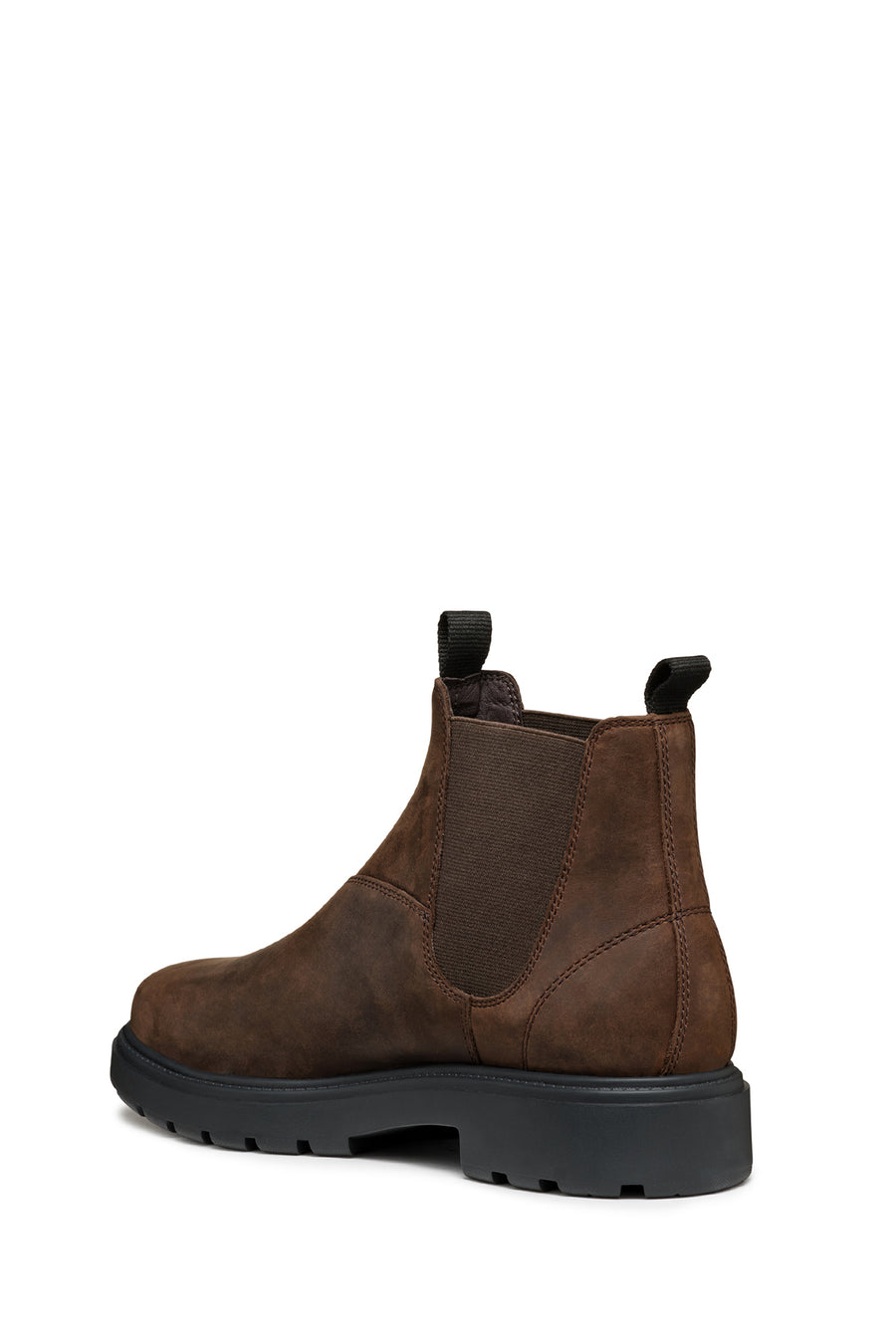 Geox Men's Brown Spherica Ec7 Leather Chelsea Boots