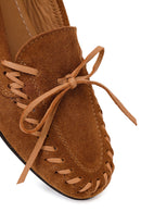 Kadın Taba Süet Deri Loafer | Derimod