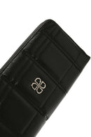 Women's Black Quilted Wallet | Derimod