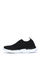 Kadın Siyah Taşlı Kumaş Sneaker | Derimod