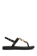 Woman Black Accessory Thong Sandals | Derimod