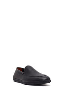 Men's Black Leather Casual Loafer | Derimod