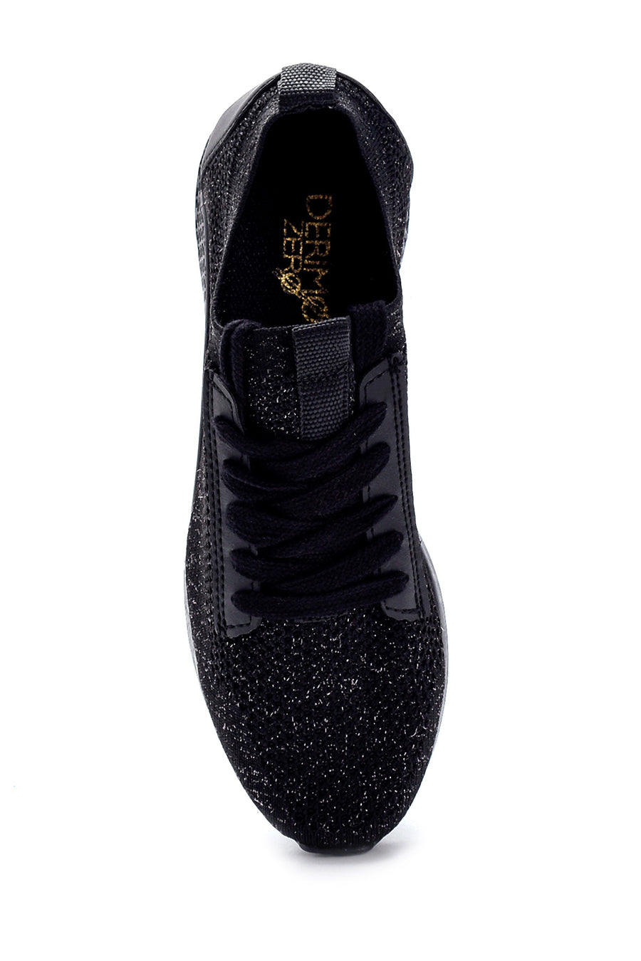 Women's Black Patterned Sneaker