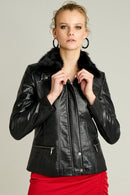 Rachel Women's Leather Jacket | Derimod