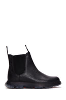 Men's Black Leather Chelsea Boots | Derimod