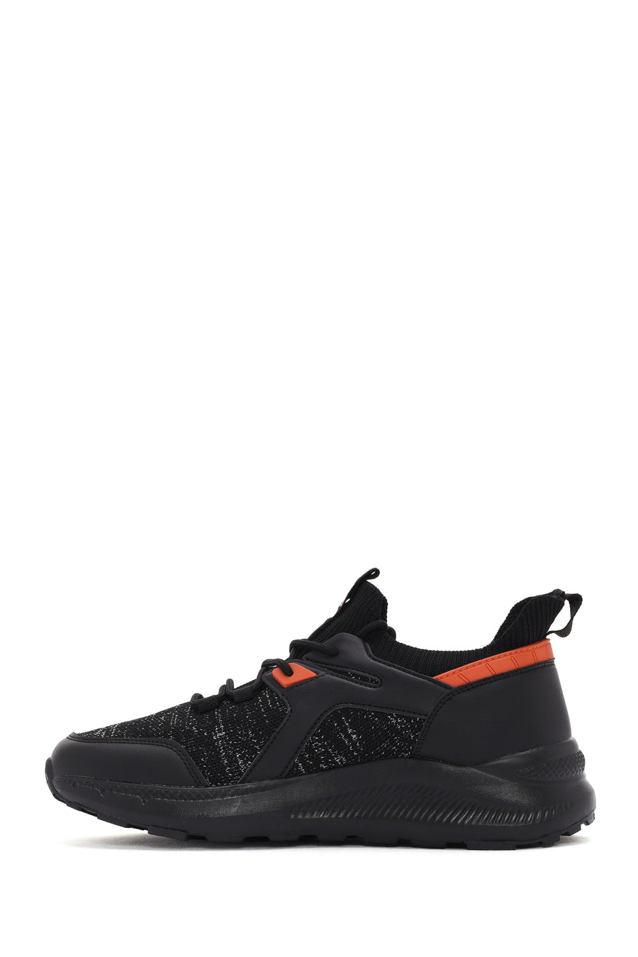 Derimod Zero Men's Black Lace Up Fabric Sneaker