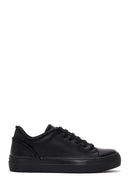 Women's Black Leather Sneaker | Derimod