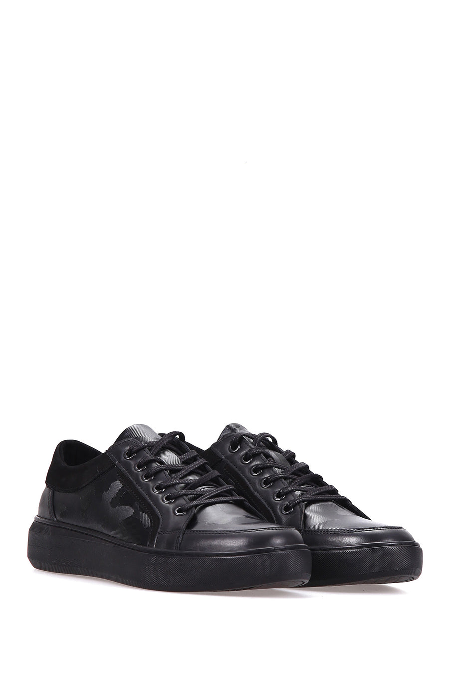 Men's Printed Leather Shoes