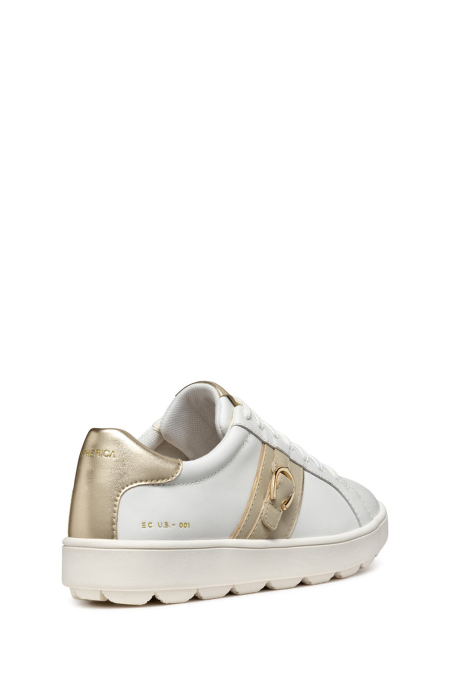 Geox Women's Mink D Spherica Ecub - 1 A - Nappa Laced Leather Sneaker