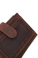 Male Brown Leather Card Holder | Derimod