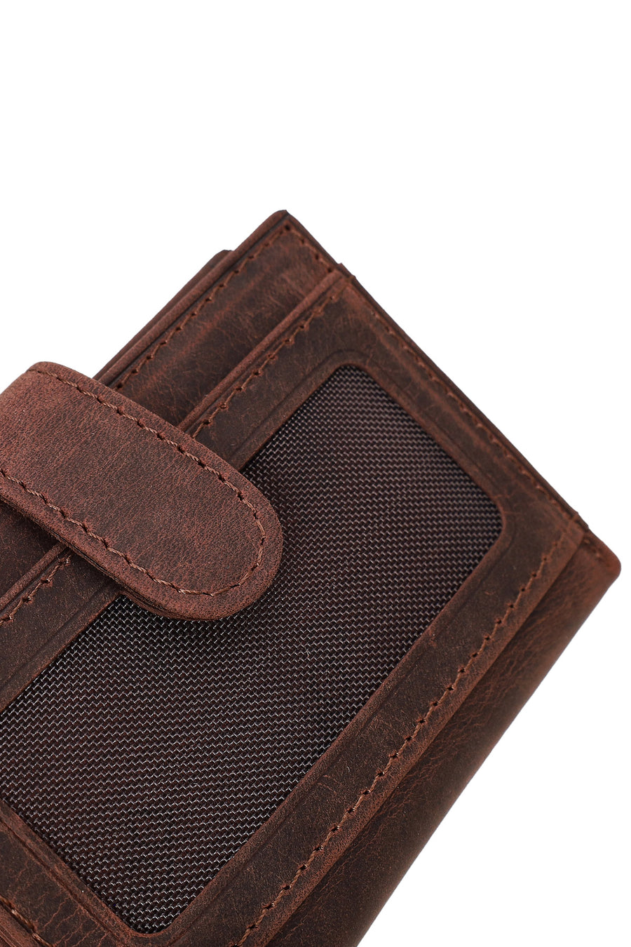 Male Brown Leather Card Holder