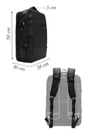 D-Pack Men's Black Technological Fabric Backpack | Derimod