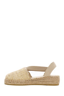 Women's Beige Fabric Sandals | Derimod