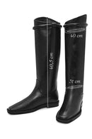 Women's Black Leather Boots | Derimod