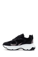 Women's Black Thick Soled Sneaker | Derimod