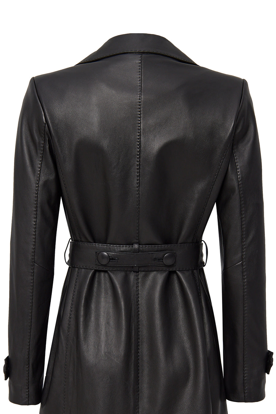 Beyonce Women's Black Leather Coat