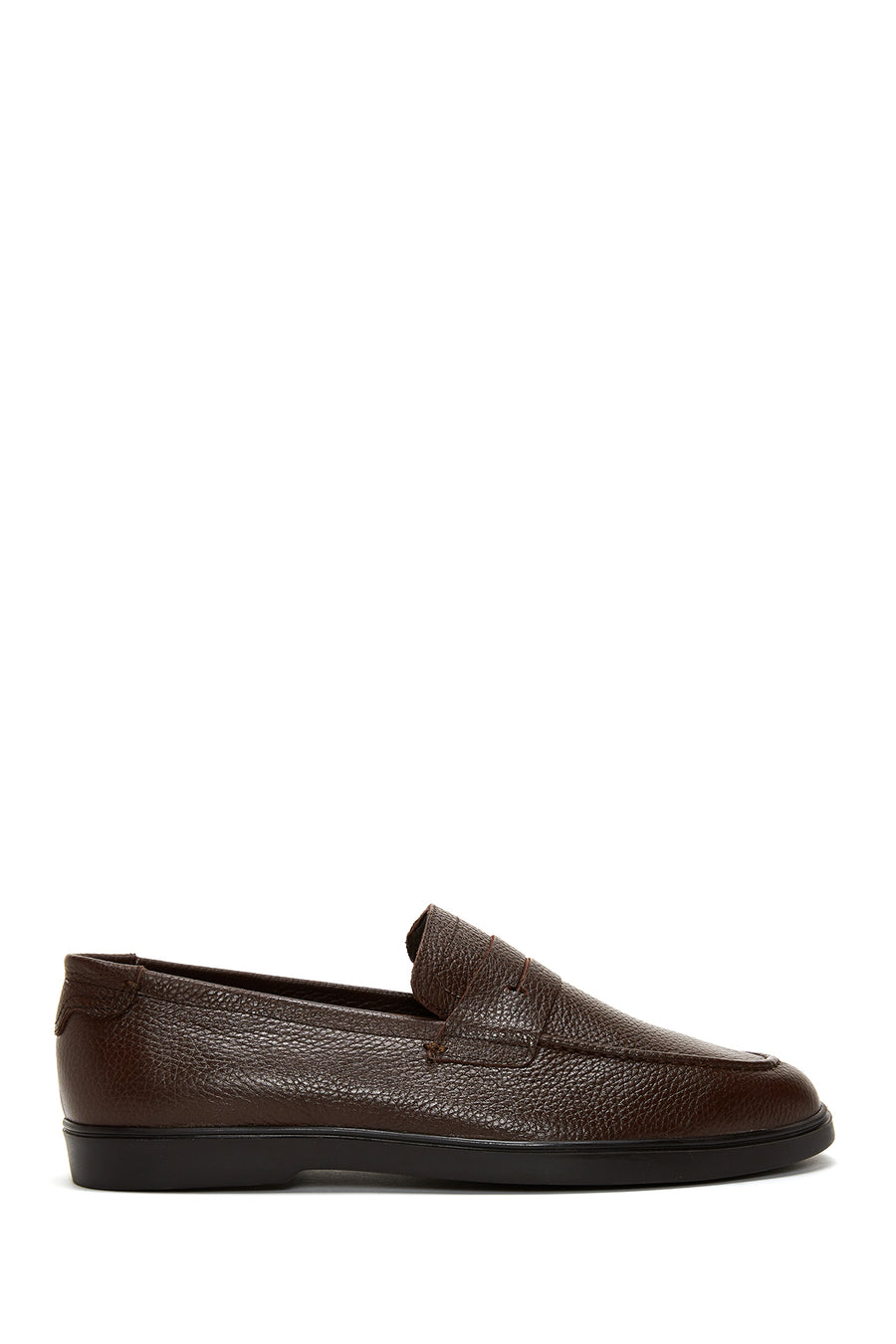 Erkek Kahverengi Deri Loafer 22SFD6125FT | Derimod