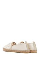 Woman Cream Patterned Espadrilles | Derimod