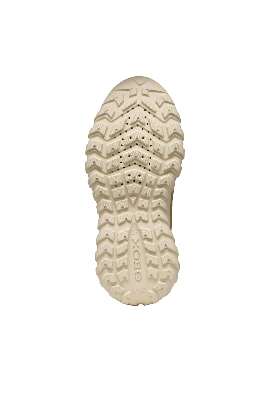 Geox Boy Beige Simbyos Abx Laced Waterproof Sneaker