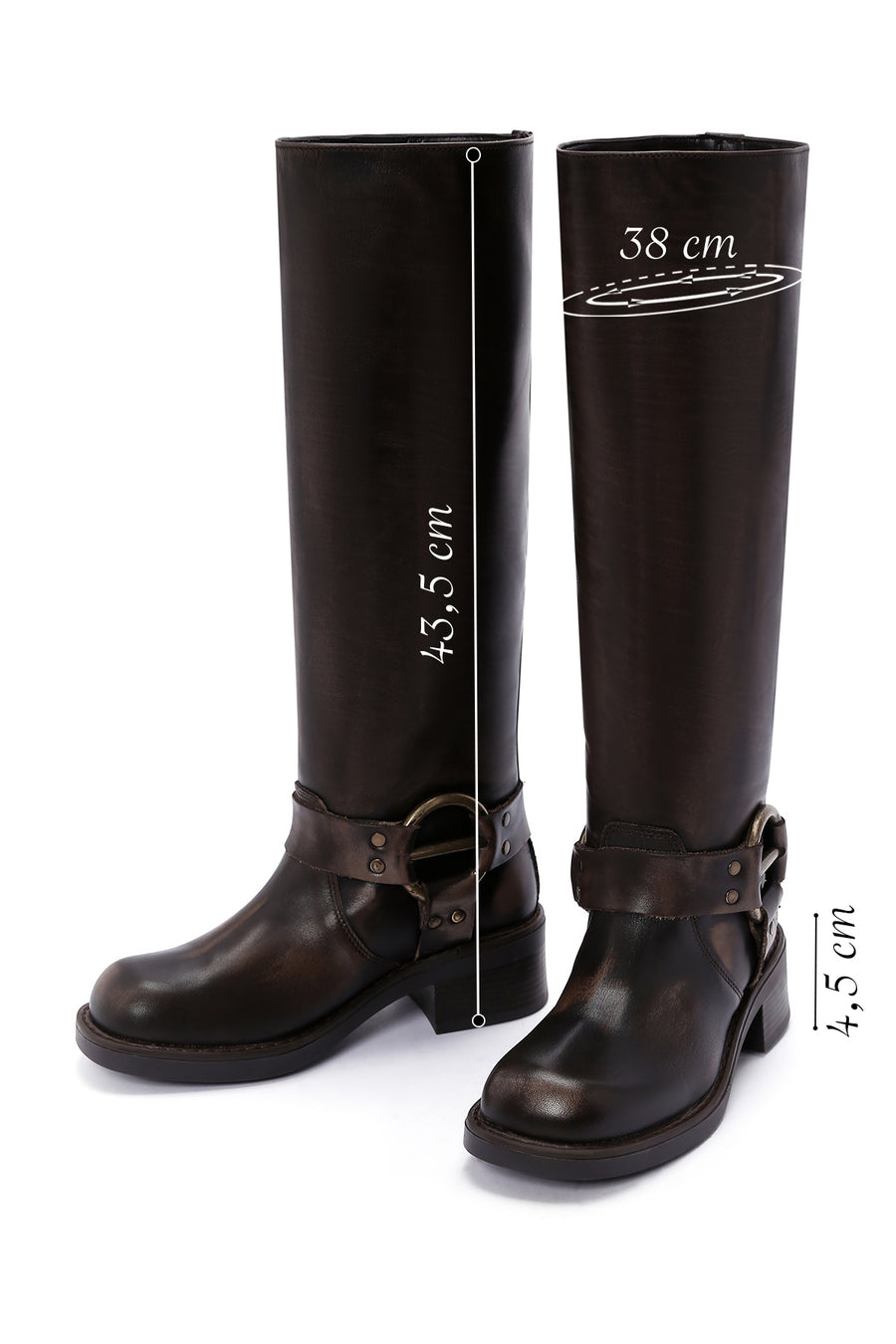 Women's Brown Leather Boots