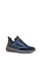 Geox Men's Navy Spherica Active Lace-Up Sneakers | Derimod