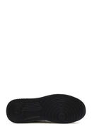 Men's Grey Lace-Up Thick-Soled Nubuck Leather Sneakers | Derimod