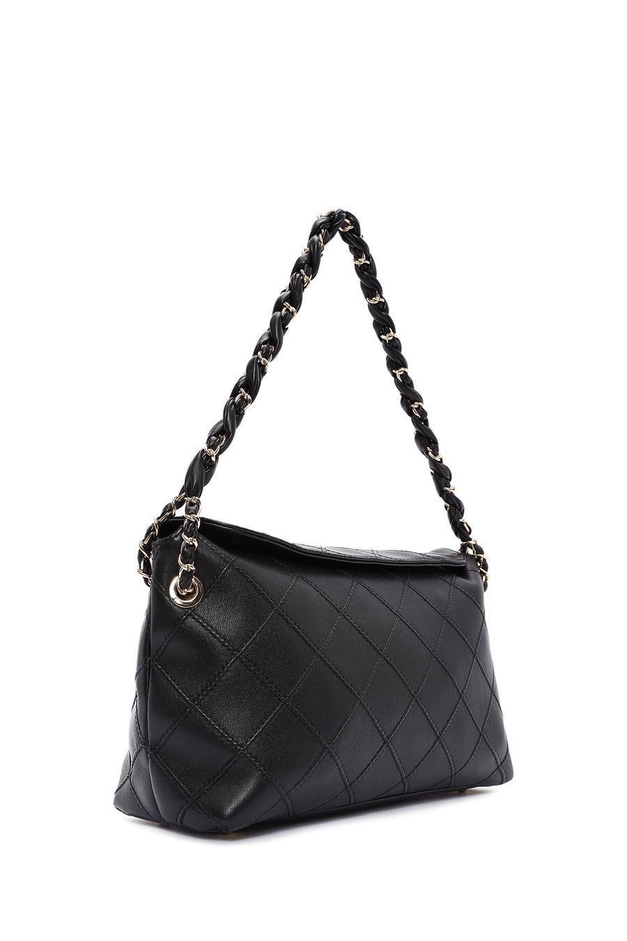 Women's Black Printed Shoulder Bag