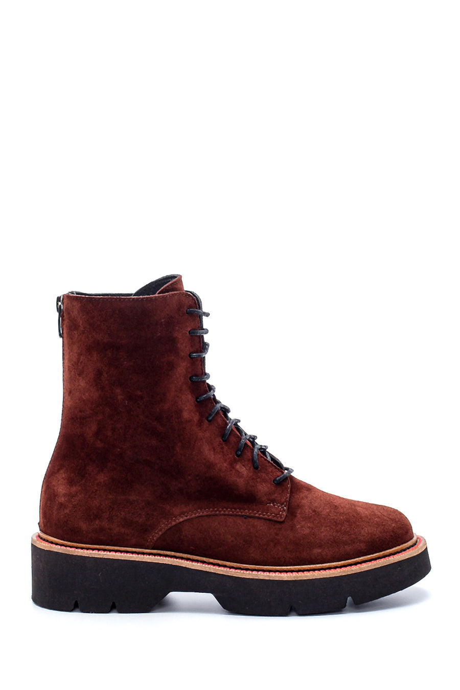 Women's Suede Thick Soled Boots 20WFD241310 | Derimod