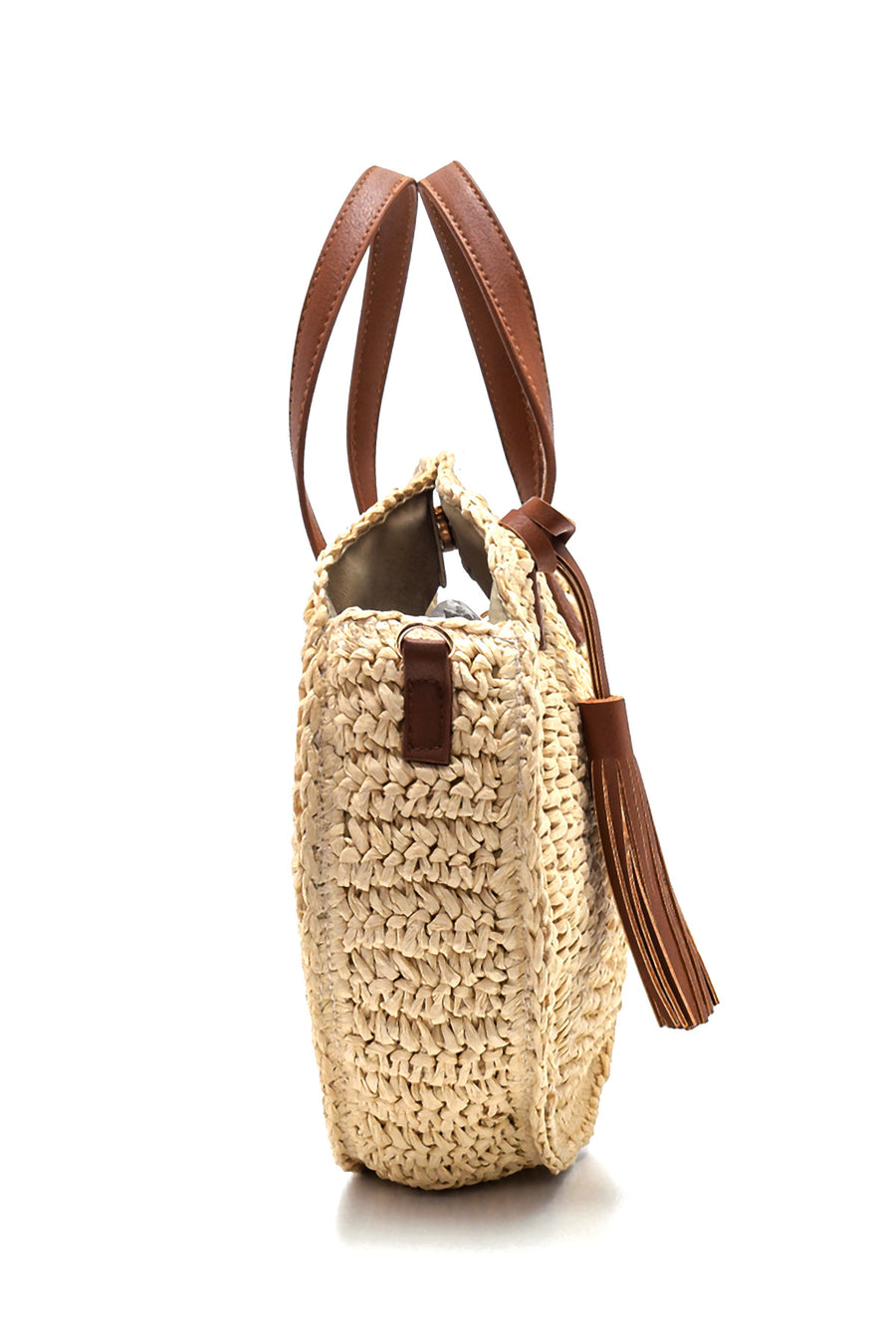 Women's Straw Shoulder Bag