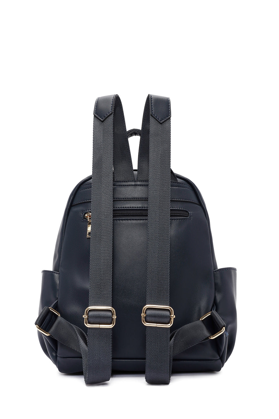 Women's Navy Blue Accessory Detailed Backpack